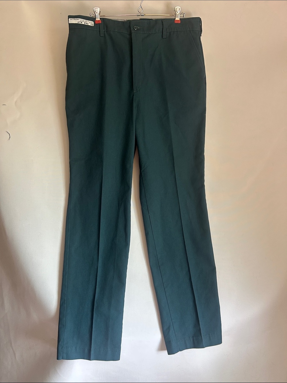 Red cap size 36 Men's Dark Green workwear Pants